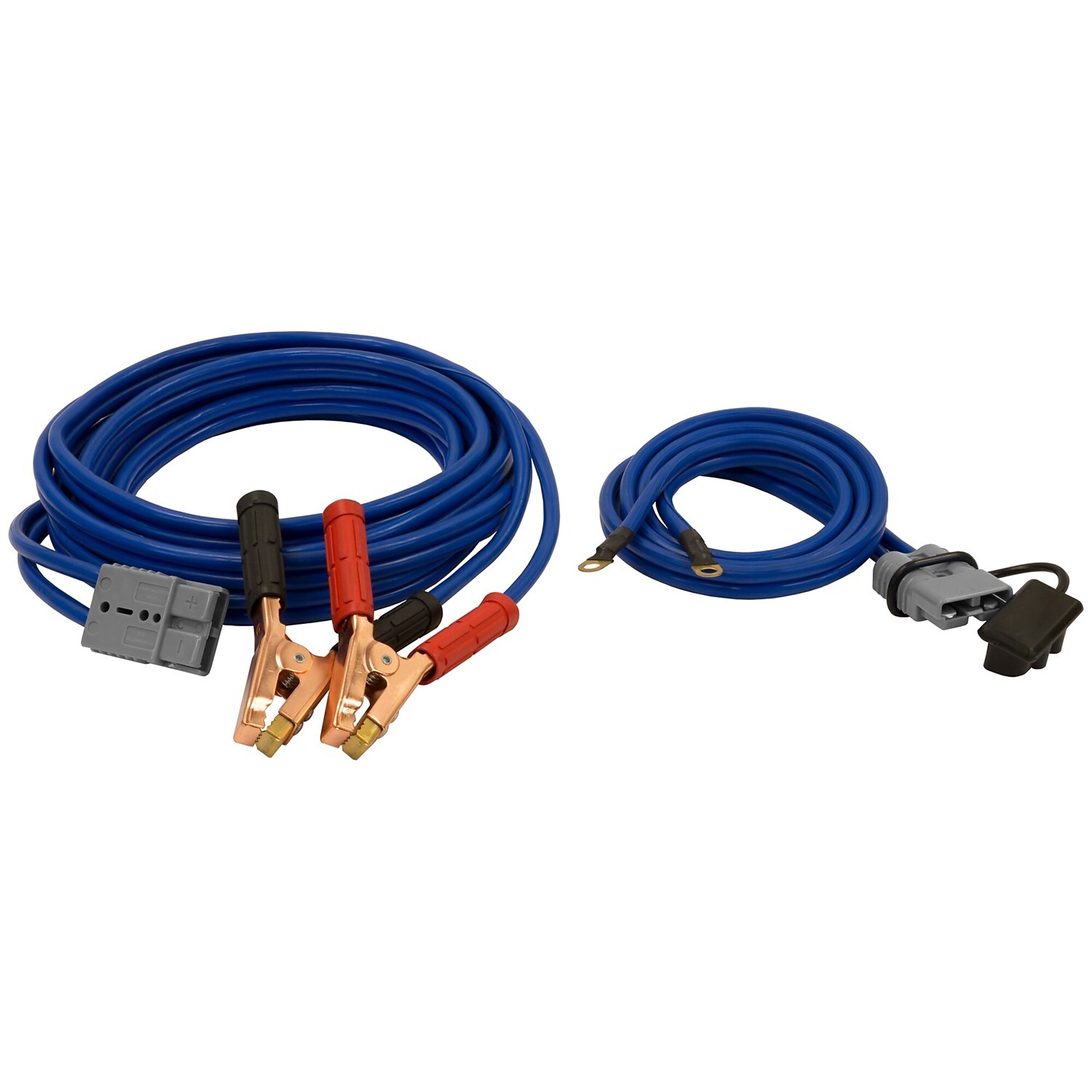 Buyers Products 28 Foot Long Booster Cables With Gray Quick Connect - 600 Amp Model # 5601025